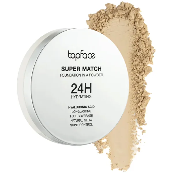 Base em Pó TopFace Super Match Foundation In A Powder PT269 - 005 Natural - 10Gr
