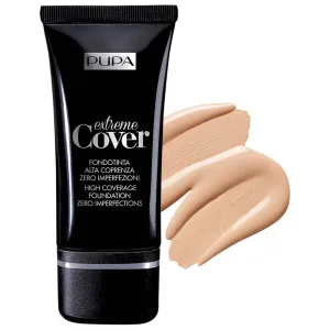 Base Líquida Pupa Milano Extreme Cover - SPF 15 - 010 Alabaster - 30ML