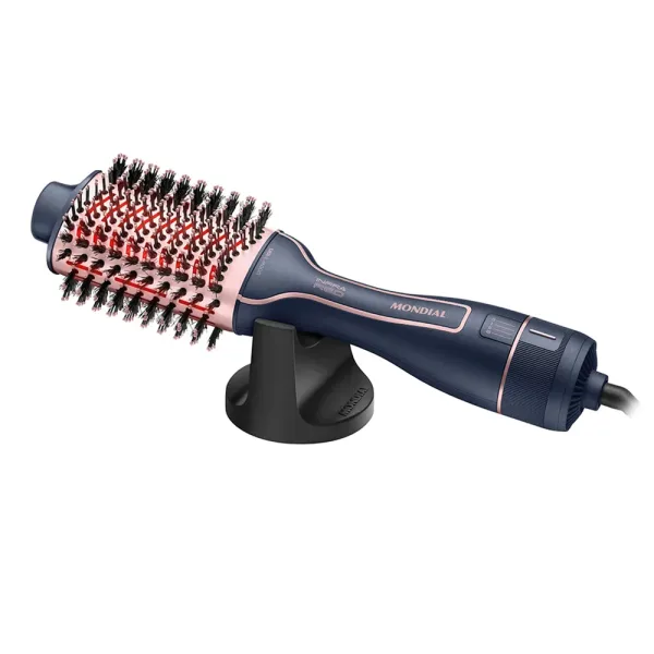 Escova Secadora Mondial ES-01-IR - 1200W - Bivolt - 60Hz - Preto e Rosê