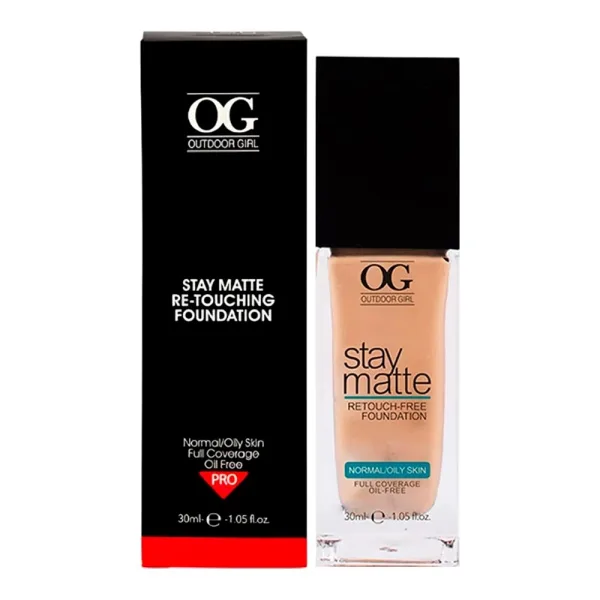 Base Líquida Outdoor Girl Stay Matte Pro - 430 Natural Beige - 30mL