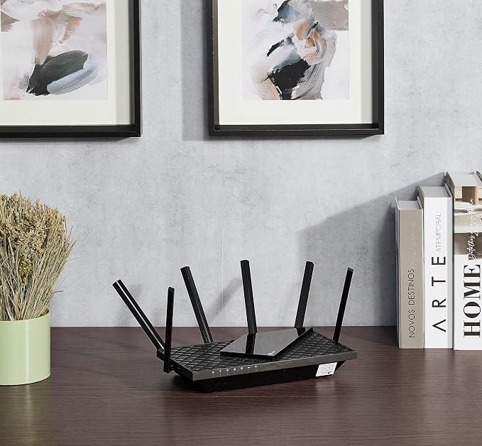 Roteador AX5400 Wi-Fi 6 TP-Link Archer AX72, Dual Band 2.4/5 GHz, Conecta até 100+ Dispositivos, Até 270M² de Cobertura, Portas Full Gigabit, MU-MIMO, Beamforming