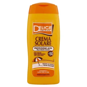 Protetor Solar Delice Solaire Crema Solare Protezione Alta Pelle Molto Chiara - FP50 - 250mL
