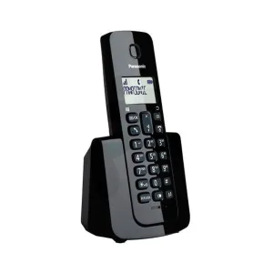 Telefone Sem Fio Panasonic KX-TGE110LAB - 1 Bases - Com Bina - Bivolt - Preto