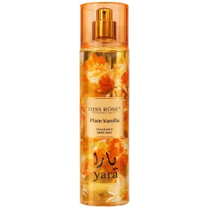 Colônia Body Mist Miss Rôse - 250ML - Yara Plain Vanilla