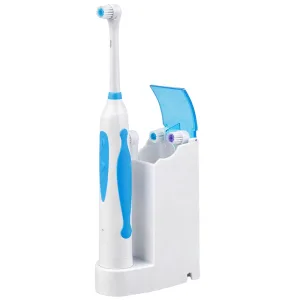 Escova de Dentes Elétrica More Fitness MF-ET006 - Recarregável - 110V/60Hz - Branco e Azul