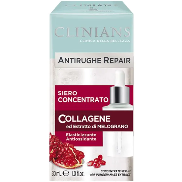 Sérum Reparador Facial Clinians Antirughe Repair - Com Colágeno - 30mL