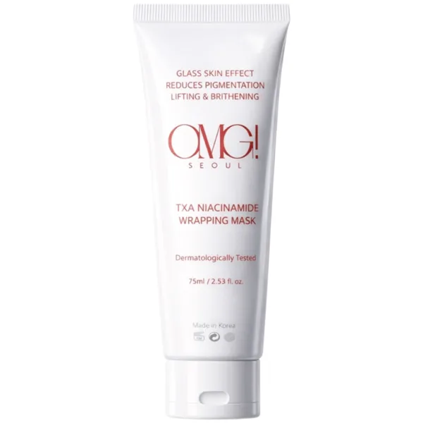 Máscara Facial OMG! Seoul TXA Niacinamide Wrapping - 75ML