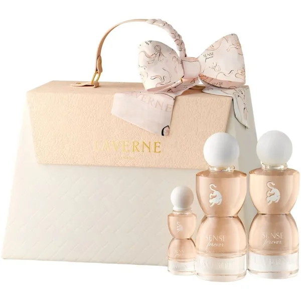Kit Laverne Riyadh Sense Forever By Georgina Rodriguez - 3 em 1 - Perfume EDP 75ML + Perfume EDP 10ML + Perfume Capilar 75ML