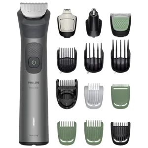 Máquina de Cortar Cabelo Philips 15-in-1 All-In-One Trimmer Series 7000 MG7935/15 - Recarregável - Prata