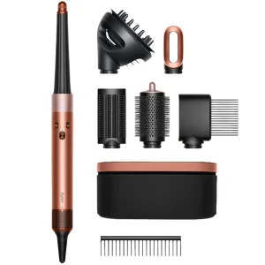 Kit Secador e Modelador Dyson Airwrap i.d. HS08 Curly + Coily - 1300W - Bluetooth - 220V 50/60Hz - Amber Silk