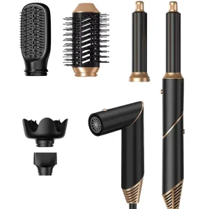 Kit de Secador e Modelador Tucano TC-S61 - 1200W - 110V 50/60Hz - Preto e Dourado