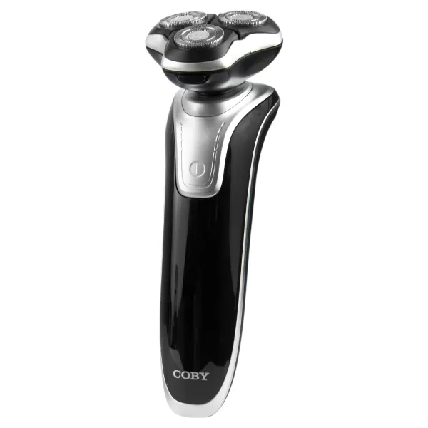 Barbeador Elétrico Coby CY3370-7111 - À Prova D'água - Recarregável/USB - Preto