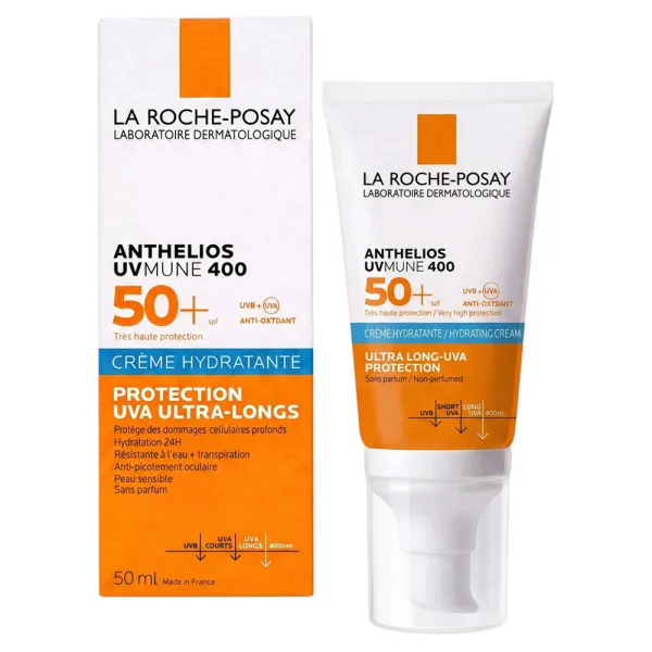 Protetor Solar La Roche-Posay Anthelios Uv Mune 400 Crème Hydratante - SPF 50+ - 50ML