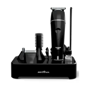 Máquina de Cortar Cabelo Britânia BAP23 Multigroom 11 em 1 - 5W - Recarregável - Bivolt - Preto