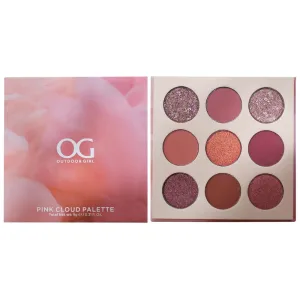 Paleta de Sombras Outdoor Girl Pink Cloud Palette DE7277 - 9 Cores - 9Gr
