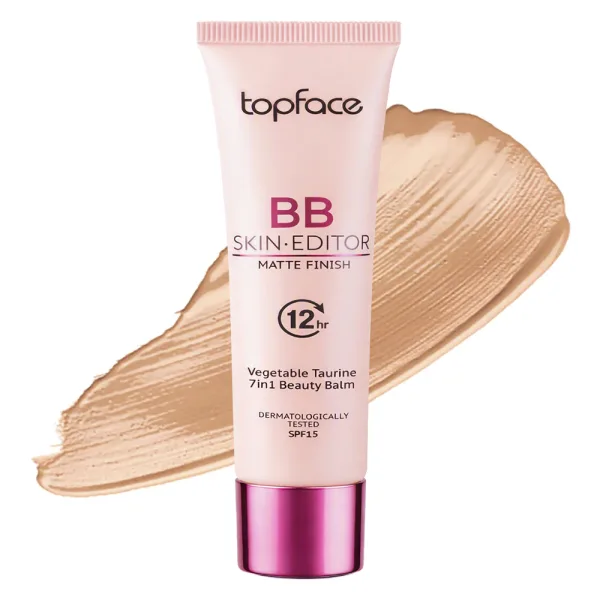 Base BB Cream Facial TopFace Skin Editor Matte Finish PT462 - 001 - SPF 15 - 30ML