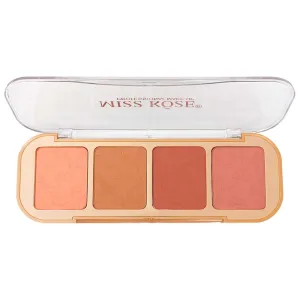 Paleta de Blush Miss Rôse 7004-052Y1 - #01 - 14Gr - 4 Cores
