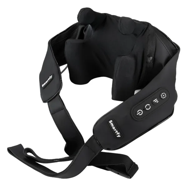 Massageador Elétrico Térmico Smartfy MSP03B para Pescoço - USB-C - Preto