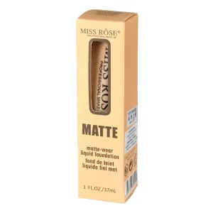 Base Líquida Miss Rôse Matte-Wear Liquid Foundation - Fair - 37ML