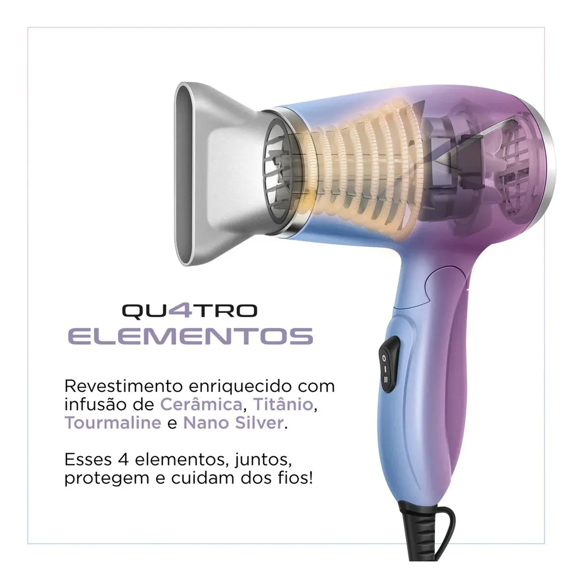 Secador de Cabelo By Juliette Mondial 1200W - SCT-JU-03