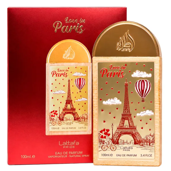 Perfume Lattafa Pride Love In Paris - Eau de Parfum - Unissex - 100ML