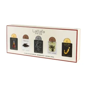 Kit Lattafa Pride Gift Set Box 02 - 5 em 1 - Eau de Parfum - Unissex - 20ML