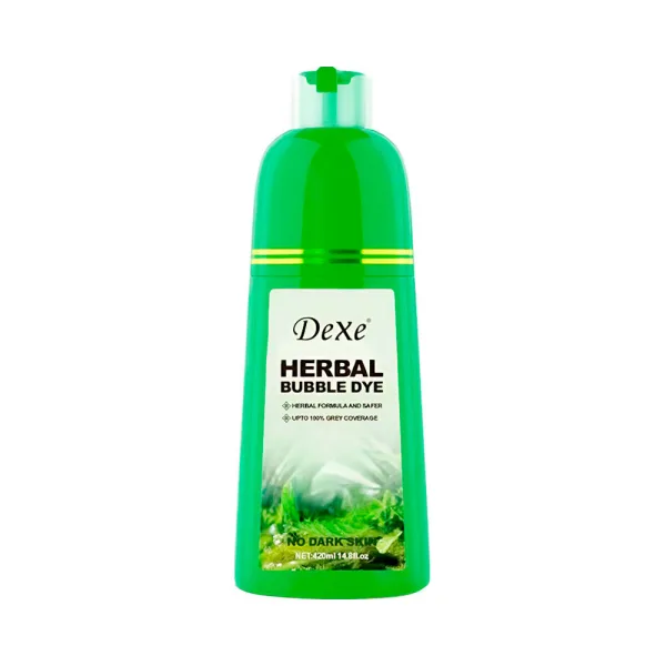 Shampoo Dexe Herbal Bubble Dye 7.0 - 420mL - Natural Blond