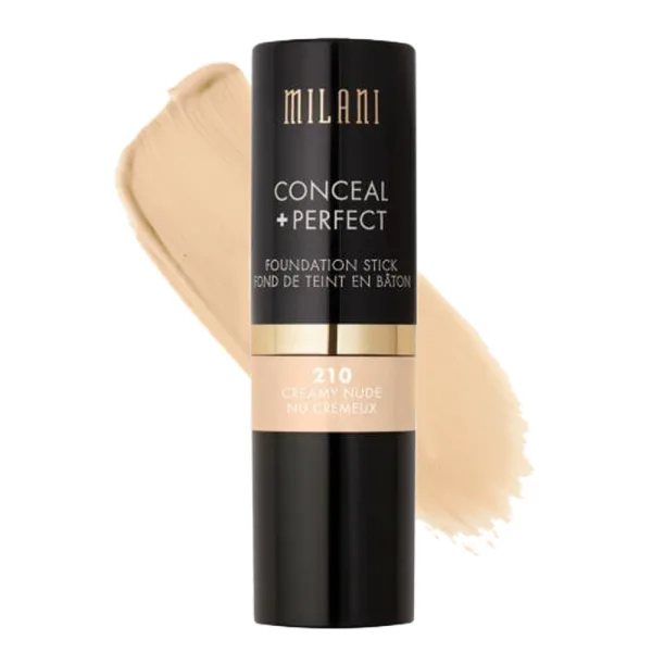 Base em bastão Milani Conceal + Perfect Foundation Stick 210 - Creamy Nude - 13Gr