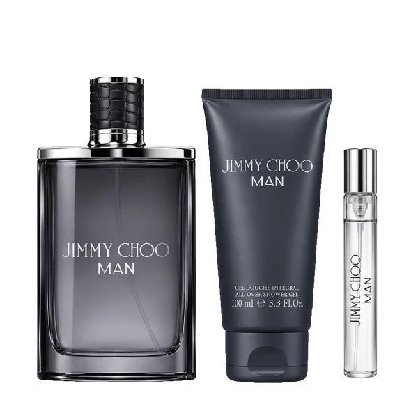 Kit Jimmy Choo Man - Eau de Toilette - Masculino - 100ML + 7.5ML + 100ML