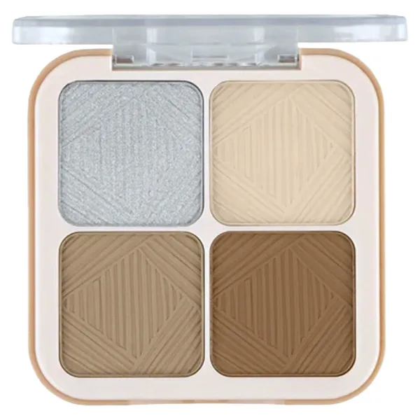 Paleta de Sombras Miss Rose Professional Make-Up 7003-070N1 - 4 Cores - 12Gr