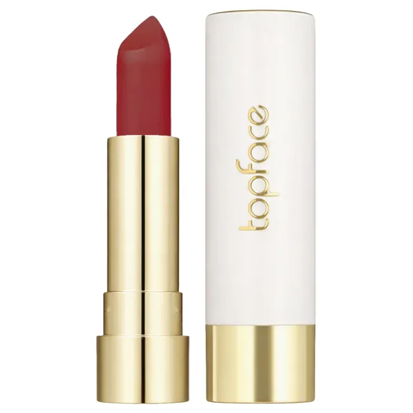 Batom TopFace Pro HD Soft Matte Lipstick PT158 - 010 Crazy For You - 4Gr