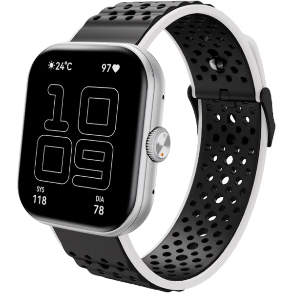 Smartwatch FTX UB6M-SVBW - Bluetooth - 41MM - Preto e Prata
