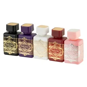 Kit Lattafa Mini Badee Al Oud Collection - 5 em 1 - Eau de Parfum - Unissex - 5ML