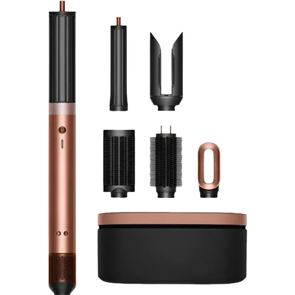 Kit de Secador e Modelador Dyson Airwrap Co-Anda HS09 - 1700W - 220V - Amber Silk/Pink