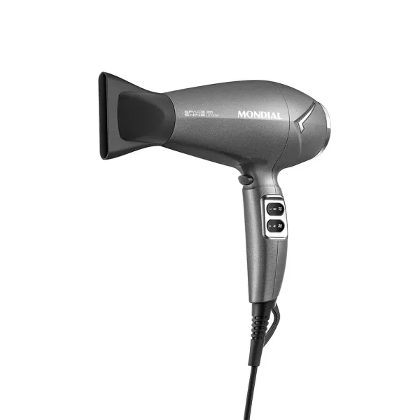 Secador de Cabelo Mondial Space Shine SC-20 - 2000W - Bivolt - Cinza