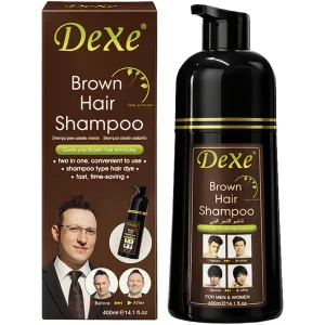 Shampoo Colorante Dexe Brown Hair - 400ml - Castanho