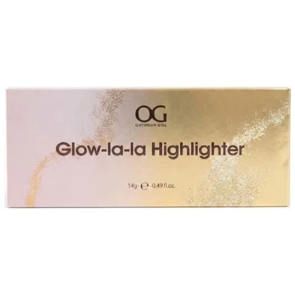 Paleta de Iluminadores Outdoor Girl Glow-la-la Highligther - #01 - 3 Cores - 14Gr
