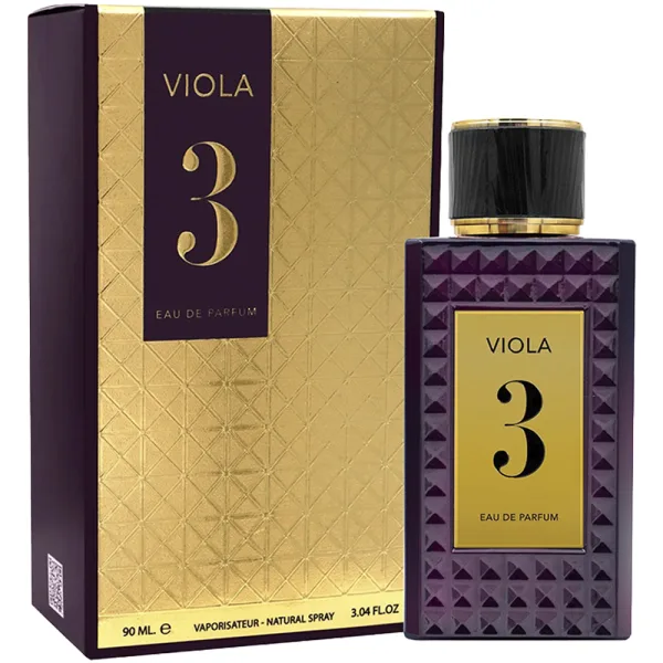 Perfume Fragrance World Viola 3 - Eau de Parfum - Feminino - 90ML