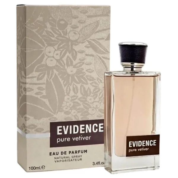 Perfume Fragance World Evidence Pure Vetiver - Eau de Parfum - Masculino - 100ML