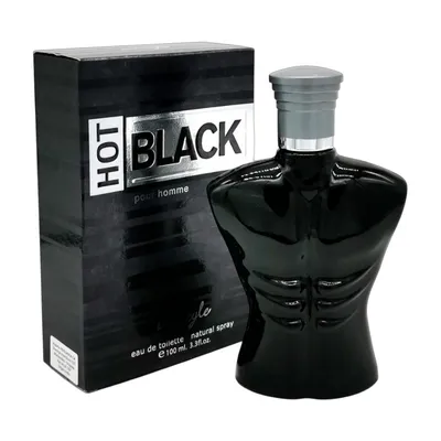 Perfume inStyle Hot Black Pour Homme - Eau de Toilette - Masculino - 100ML