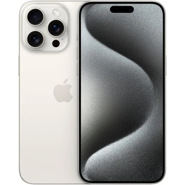 Celular Apple iPhone 15 Pro Max A2849LL - 8/256GB - 6.7'' - E-Sim - NFC - Recondicionado CPO - White Titanium