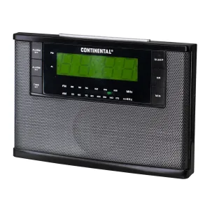 Rádio Relógio Continental 7909 - AM/FM - BiVolt - Preto