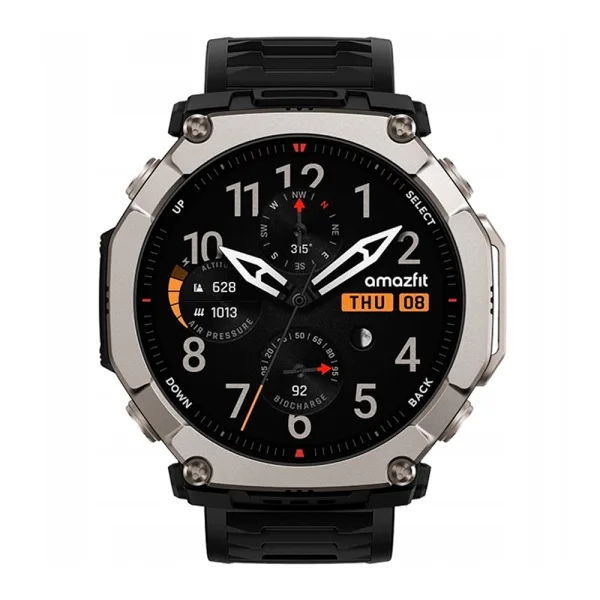 Smartwatch Amazfit T-Rex Ultra 2 A2550 - Bluetooth/GPS - 44MM - Black Magma