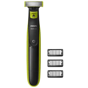 Barbeador Elétrico Philips Oneblade QP2724/10 - Recarregável - Preto e Verde