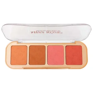 Paleta de Blush Miss Rôse 7004-052Y2 - #02 - 14Gr - 4 Cores