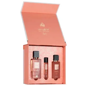 Kit Lattafa Ana Abiyedh Coral - Eau de Parfum - Feminino - 3 em 1 - 100ML + 12ML + 50ML