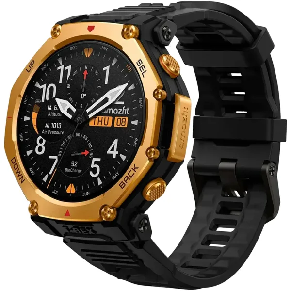 SmartWatch Amazfit T-Rex 3 Pro A2444 - Bluetooth/GPS - 48MM - Black Gold