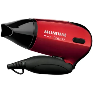 Secador de Cabelo Mondial Max Travel SC-10 - 1200W - Bivolt - Vermelho