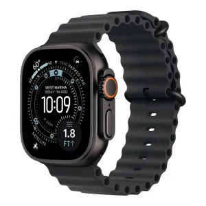Apple Watch Ultra 3 MF0J4/LW - Bluetooth - Wi-Fi + E-SIM - 49mm - GPS - Black Titanium/Black Ocean Band