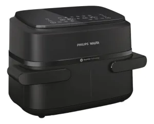 Fritadeira Airfryer Duplo Cesto Preto Philips Walita Preto